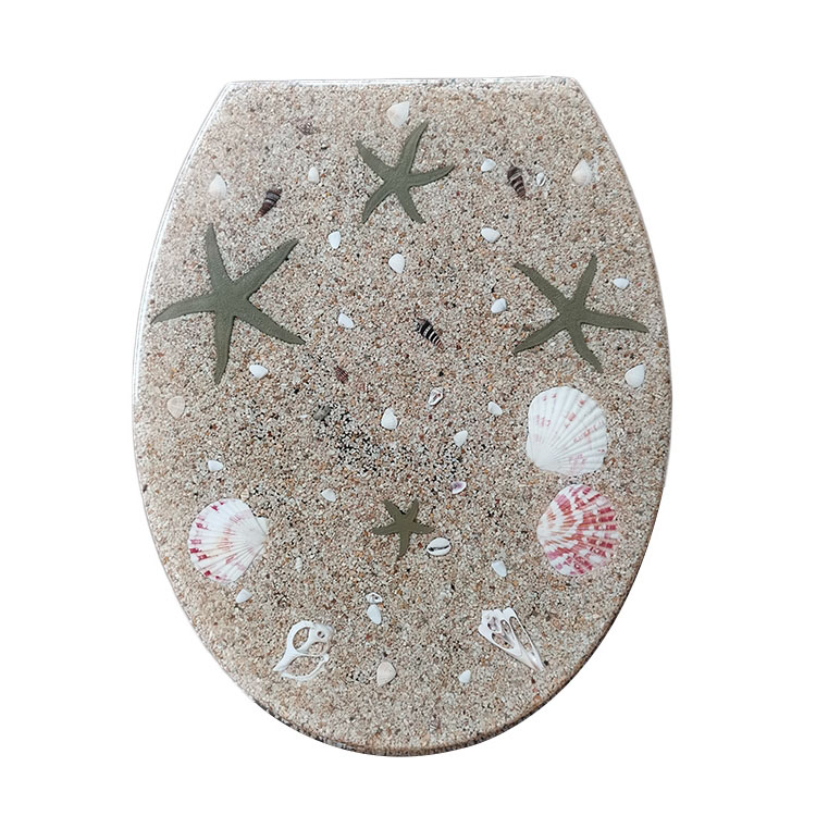 Resin Sea Shell WC-üléshuzat